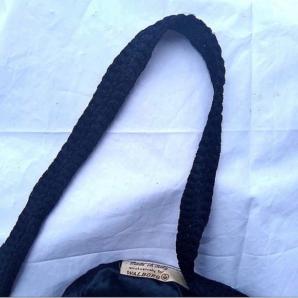 Vintage Walborg Large Black Sequin Shoulder Bag (OS) EUC - Picture 6 of 7